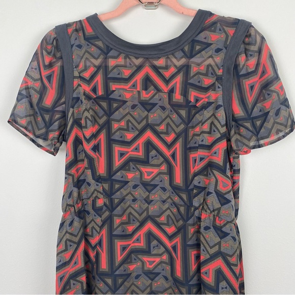 MARC by Marc Jacobs Geo Maze Printed A-Line Dress - Picture 4 of 9